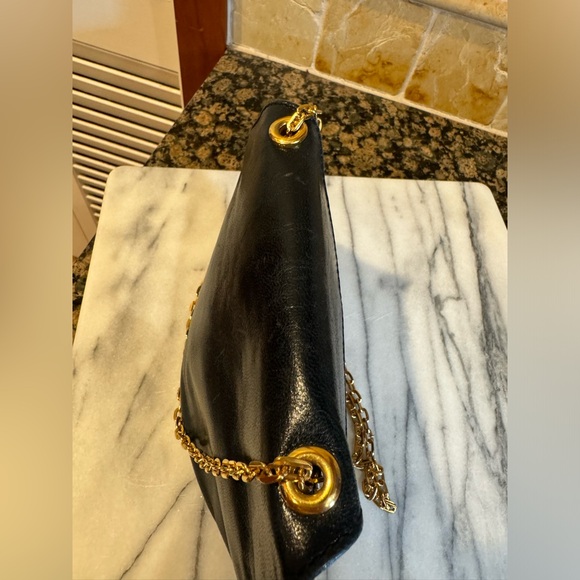 Rodo black leather shoulder bag - Picture 4 of 14